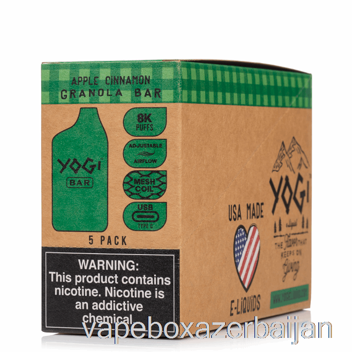 Vape Baku [5-Pack] Yogi Bar 8000 Disposable